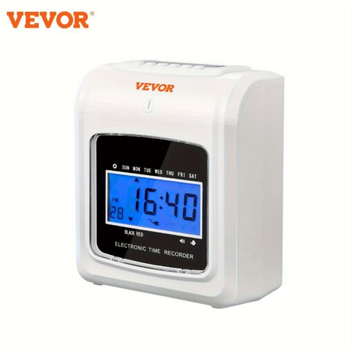 Vevor , Time For Employees Of Small , 6 Punches Per Day, Includes 102 Time , 1 Ink And 2