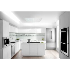 Viandpro - Opus Flush Fit Ceiling Hood 90x50 White - Ducted Or Recirculated - VP-CH95WHT, Ducted Version - White