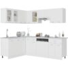 Vidaxl - 11 Piece Kitchen Cabinet Set White Engineered Wood