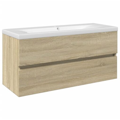 Vidaxl - 2 Piece Bathroom Furniture Set Ceramic and Engineered Wood