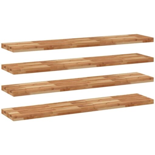 Vidaxl - Floating Shelves 4 pcs 140x30x4 cm Oil Finished Solid Wood Acacia