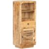 Vidaxl - Highboard 45x32x110 cm Rough Mango Wood