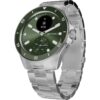 WITHINGS ScanWatch Nova Hybrid Smart Watch - Green, 42 mm, Green,Silver/Grey