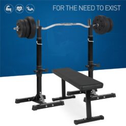 Weight Set, 6 Plates, 4in Bar And Of Collars, For Gym