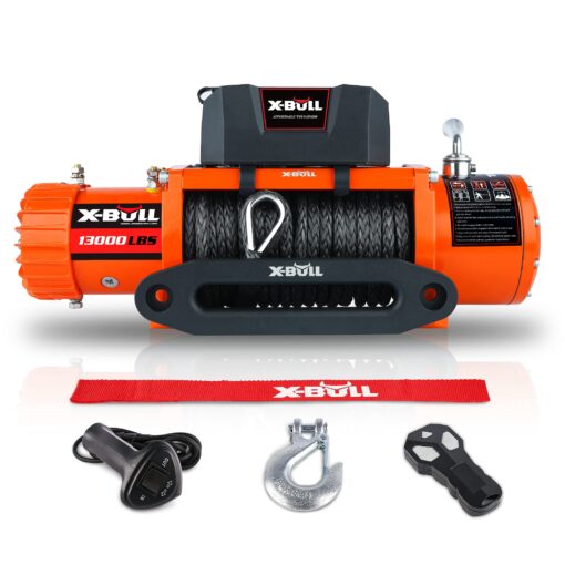 Winch 13000 Electric Winch Kit 12v Synthetic