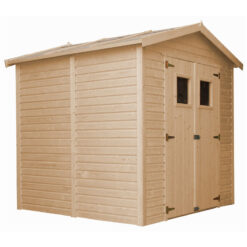 Wooden Garden Shed - Outdoor Storage with Windows - W8ft x L7ft x H7ft Timber Shiplap Shed - Garden Workshop - Bike, Tool Shed Storage Timbela M351