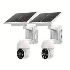 Xiaovv P6 1080p Wireless Outdoor Solar Security Camera (2 Pcs)