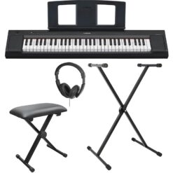 YAMAHA Piaggero NP-15 Portable Keyboard - Black, Black