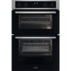 Zanussi ZKCNA7XN Electric Double Oven - Stainless Steel & Black, Stainless Steel