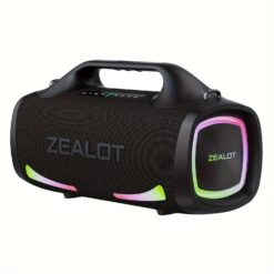 Zealot S79 100w Portable Subwoofer Wireless Speaker, Ipx-5 Waterproof, 7.2 Surround Sound, Bass Boost, Hi-res Audio, Usb, Tws Dual Pairing, 24000mah