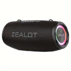 Zealot S87 80w Wireless Speakers, Waterproof Ipx 5 Outdoor Portable Subwoofer Speaker, Dual Pairing, 16000mah Battery, 24hours Playtime Loud Stereo,