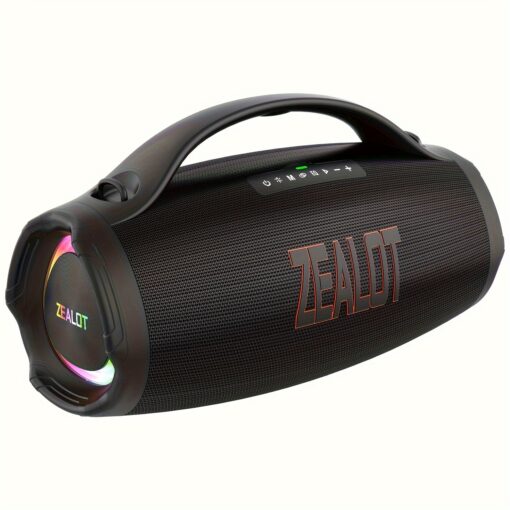 Zealot S98 160w Wireless Speakers, Dsp Technology, Ipx 5, Boombox, Dual Pairing, Fast Charging, 36000mah Battery, 60 Hours Playtime, Booming Bass.