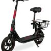 Zinc Liberty Foldable Seated Electric Scooter for Adults