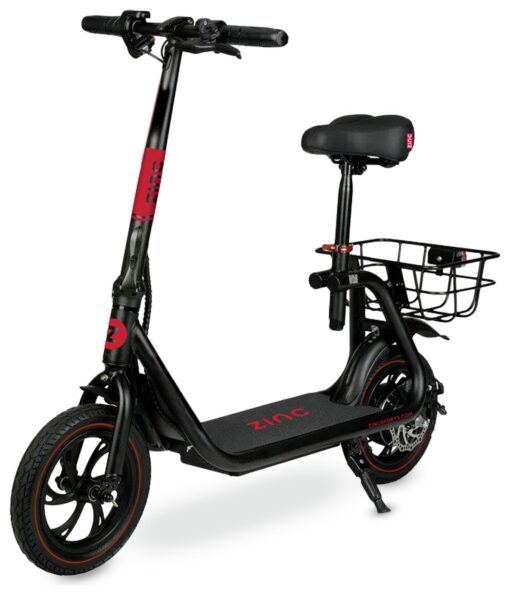 Zinc Liberty Foldable Seated Electric Scooter for Adults