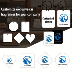 [custom Products] 50pcs Personalized Car Fragrance Air Freshener Double-sided Photos, Corporate Publicity, Logo Customization, Club Publicity,