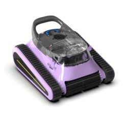 (purple Black) Crab Automatic Pool Cleaner, Robotic Pool Vacuum With 2.5h Runtime For Above Ground & Inground Pools, Wall Climbing, Intelligent Route