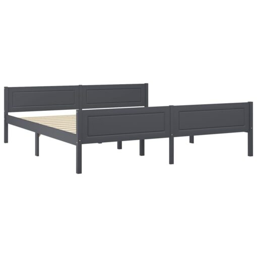 vidaXL Bed Frame Solid Pinewood