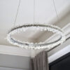 1-Light Crystal LED Chandelier