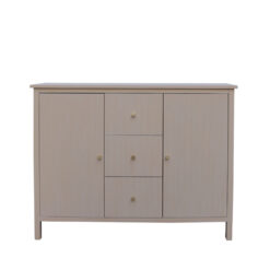 106cm Wide 3 Drawers 2 Doors Wooden Sideboard for Living Room Furniture, Storage Side Buffet Cabinet