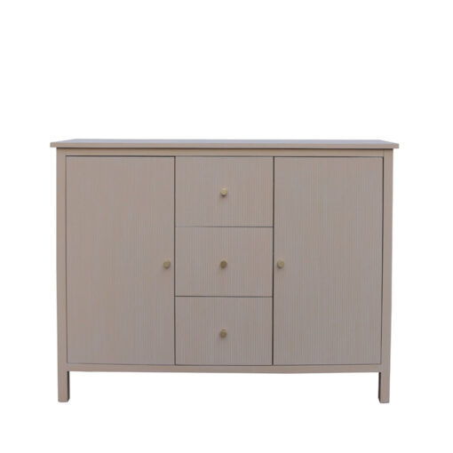 106cm Wide 3 Drawers 2 Doors Wooden Sideboard for Living Room Furniture, Storage Side Buffet Cabinet