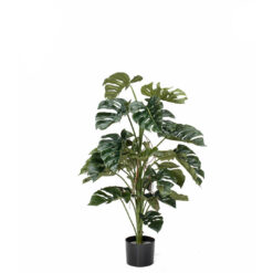 120cm Faux Monstera Deliciosa Tree in Pot Liner