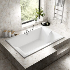 1800mm x 1200mm Tile In Standard Acrylic Bathtub