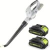 20v, 320cfm 145mph Battery & Charger, , 2 For , & Blowing