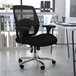 24/7 Intensive Use Big & Tall Mesh Executive Swivel Ergonomic Office Chair with Ratchet Back