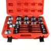 36pcs Car Universal Bush Bearing Removal Insertion Tools Set Press Pull Sleeve Kit