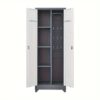 4 Compartment/5 Compartment Upgraded Metal Storage Cabinet, Office Cabinet, Cleaning Tool Cabinet With Locking Door, Tool Organizer And Storage