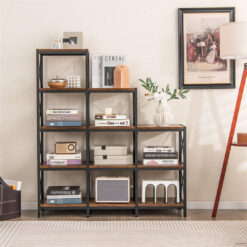 4-Shelf Industrial Bookcase With Anti-Tip Kit