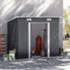 4 × 8ft Storage (full Set), Top Metal Tool , Tool Storage , Double Sliding +2 , Zinc , Maintenance- , , 238x131x182 Cm (l * W * H).