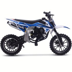 [52cc 2-stroke Air-cooled Engine] Dirt Bike With Auto Centrifugal Transmission, Mini Pocket Motorcycle, Mini Off-road Motorcyclegas Powered, Front &