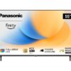 55" PANASONIC TV-55W90AEB Smart 4K Ultra HD HDR LED TV with Amazon Alexa, Black