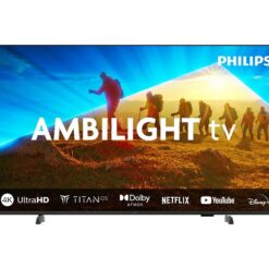 55" Philips Ambilight 55PUS8009/05 Smart 4K Ultra HD HDR LED TV, Black