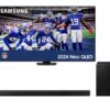 75" Samsung QE75QN95DATXXU Smart 4K Ultra HD HDR Neo QLED TV & HW-B750D/XU 5.1 Wireless Sound Bar Bundle, Black