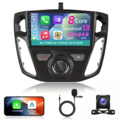 [8 4g+64gb] For Ford For 2012-2017 Wireless Carplayer Auto, 9 13 Touchscreen Car Gps -freefm Rds + +