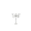 80Cm Glass Tabletop Candelabra