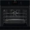 AEG SteamBake BPK355061B Electric Pyrolytic Oven - Black, Black