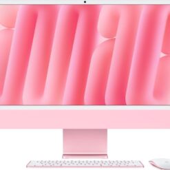 APPLE iMac 4.5K 24" (2024) - M4, 256 GB SSD, Pink, Pink