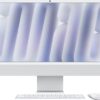 APPLE iMac 4.5K 24" (2024) - M4, 512 GB SSD, Silver, Silver/Grey