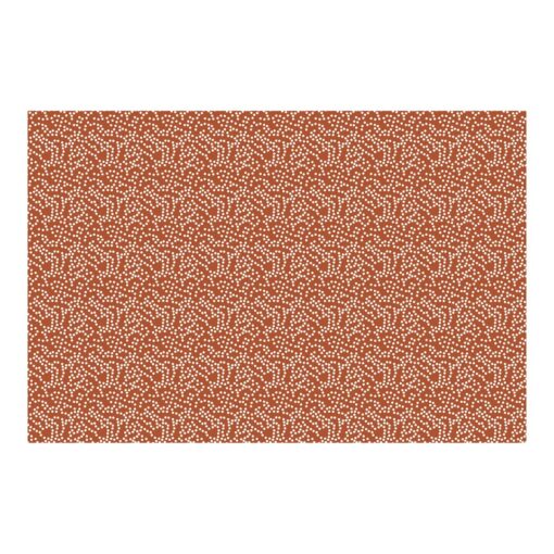 Aborigine Dot Pattern in Brown 3.2m x 4.8m Textured Matt Peel & Stick Wall Mural