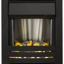 Adam Helios 2kW Electric Inset Fire - Black