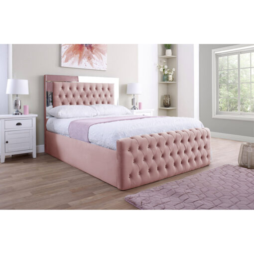 Adrionna Kingsize (5') Upholstered Bed Frame