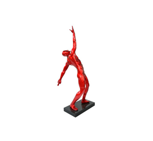 Agampreet Hand to the Sky Man on Stand Sculpture