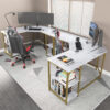 Aireonna 144.67Cm W L-Shaped Computer Desk