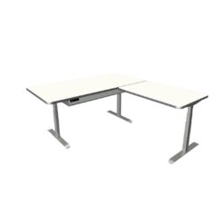 Almena Premium L-Shape Height Adjustable Standing Desk