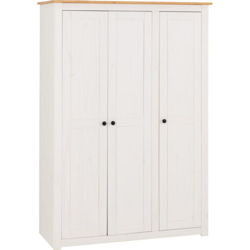 Amaru 3 Door Solid Wood Wardrobe