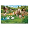 Animal Club International - Animals on the Farm 3.2m x 4.8m Textured Matt Peel & Stick Wall Mural