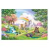 Animal Club International - Magical Forest with Unicorn 3.2m x 4.8m Textured Matte Peel & Stick Wall Mural